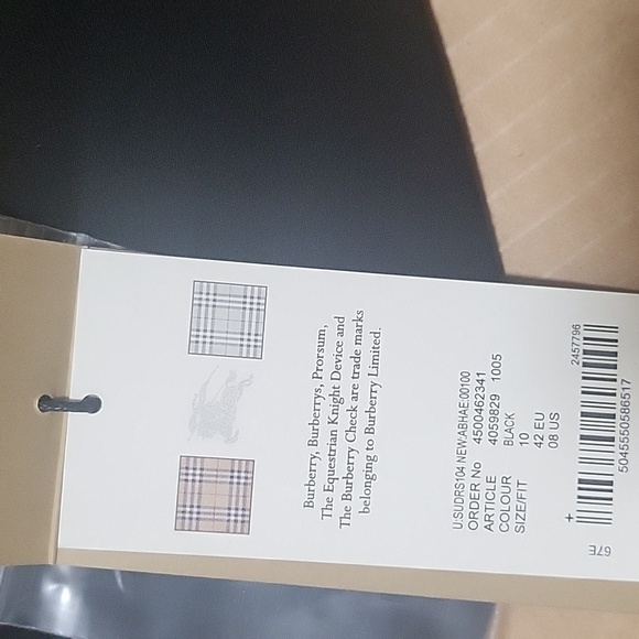 14. NWT BURBERRY LONDON SCOOP NECK KNEE LENGTH DRESS SIZE US 8 - Picture 11 of 12